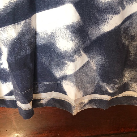 Kin by John Lewis Cotton Pullover Tunic Abstract Print Oversized Lagenlook M/L - Picture 7 of 11